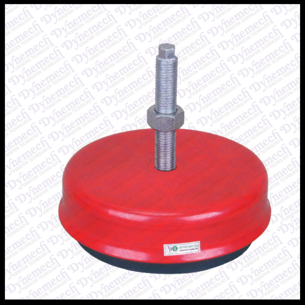Dynemech Anti Vibration Mount with Rubber Base , Series DLK-4