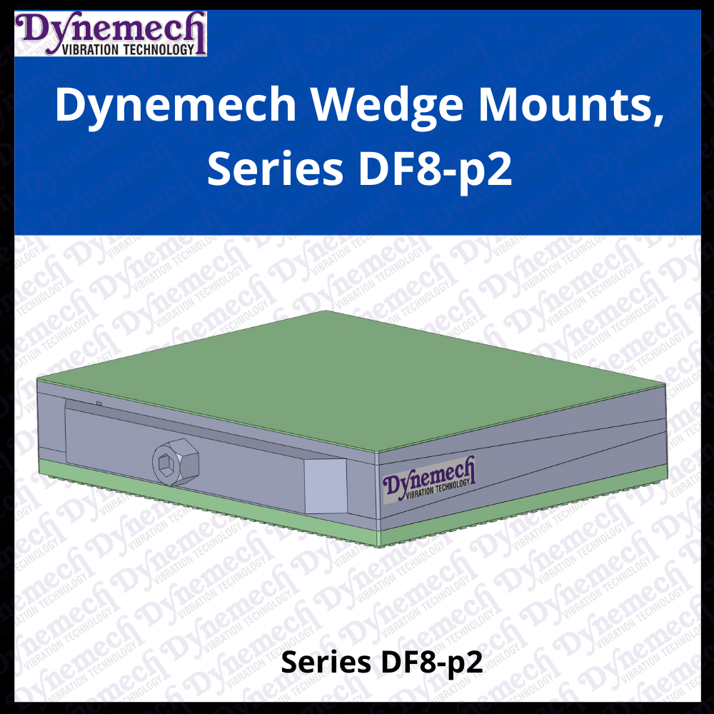 Dynemech free-standing wedge vibration isolators Series DF8p2
