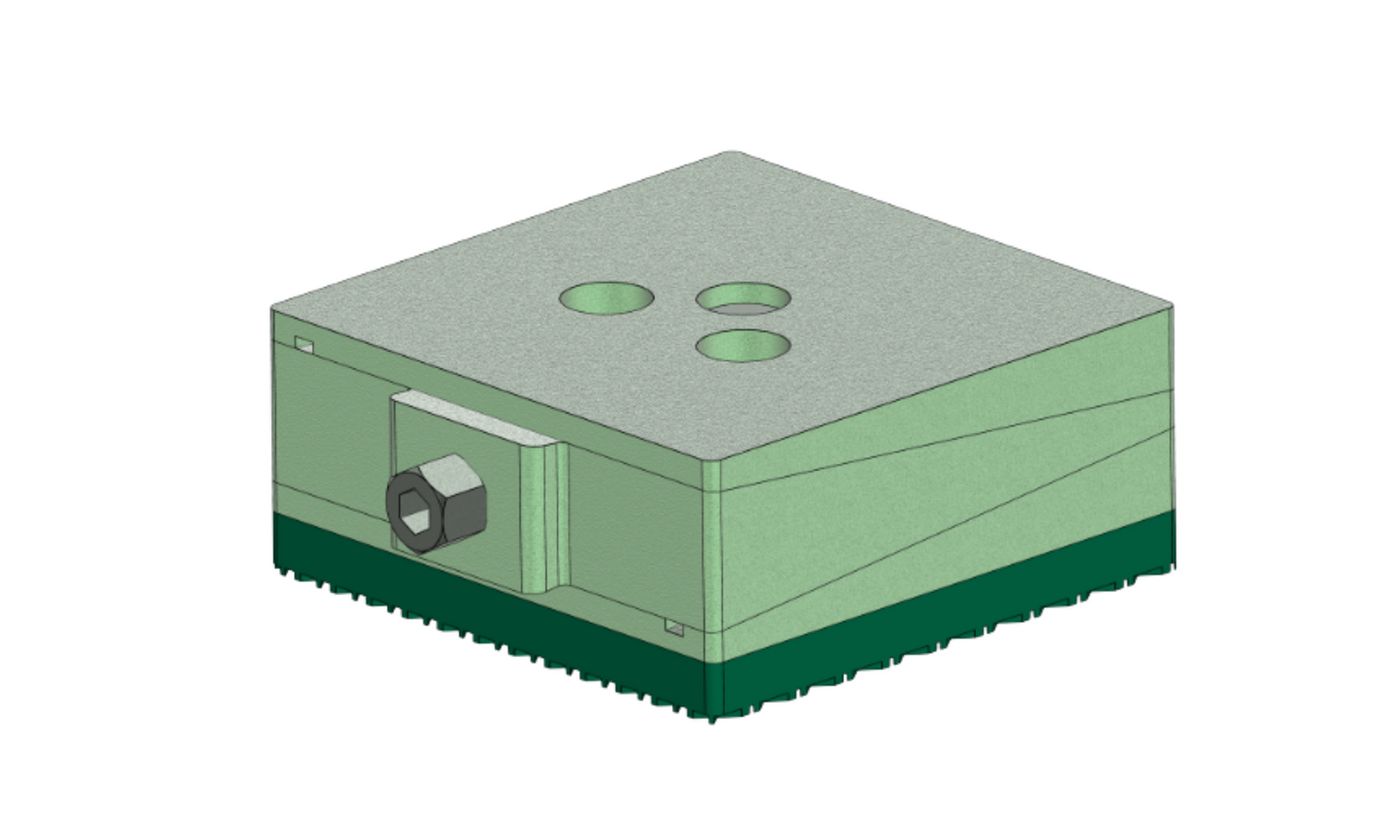 Dynemech threaded wedge vibration isolation mounts Series DT5m