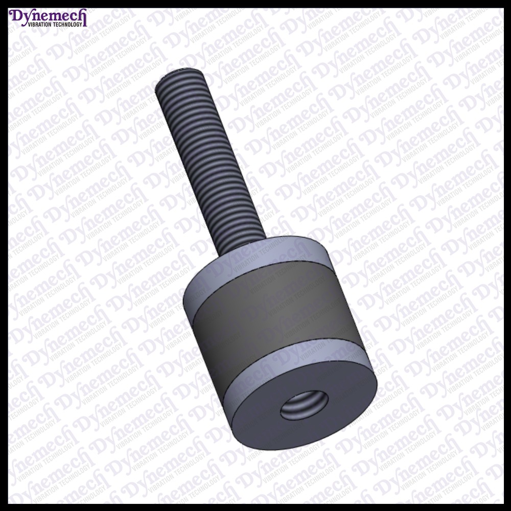 Rubber Shock Absorber Stud Mounts, Series DS a 10-10