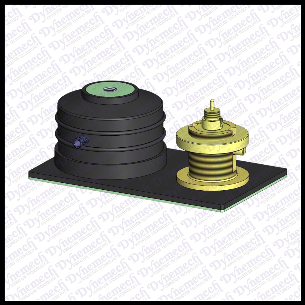 Dynemech Vibration-Resistant Shock Absorption  Heavy-Duty Pneumatic Mounts, Series DLPM1