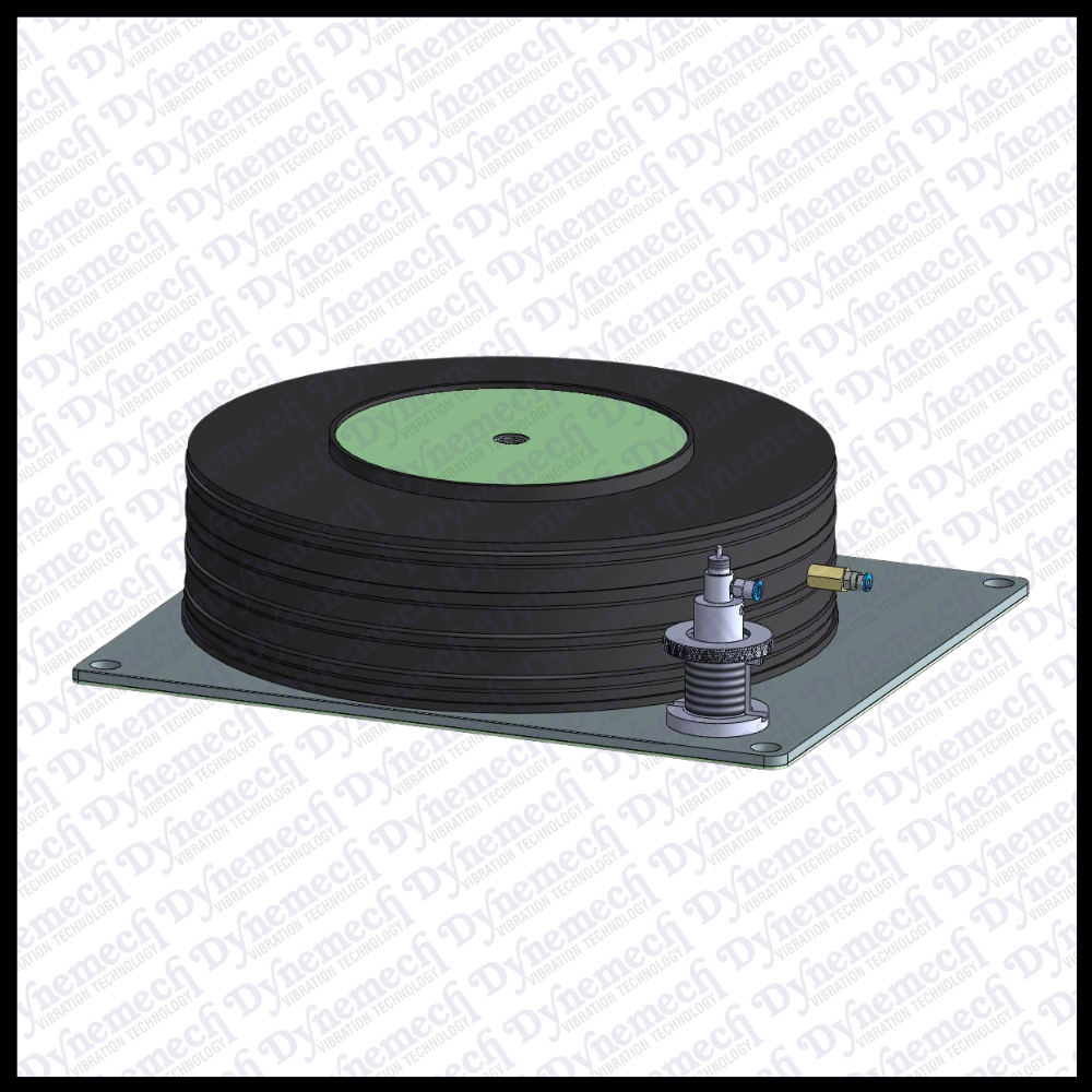 Dynemech  Pneumatic Isolators  Self-Leveling Mounts DLPM5