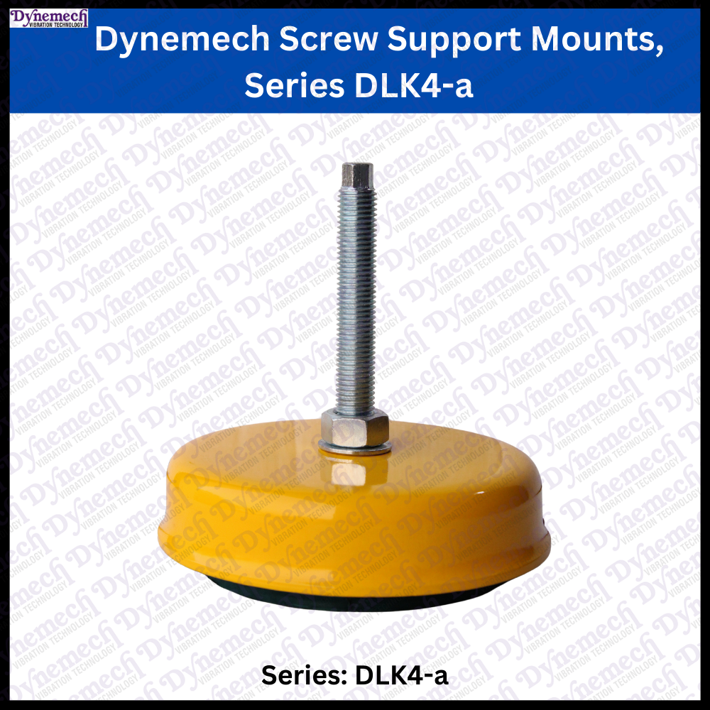 Dynemech Screw Support Mounts, Anti-vibration mounting, Series DLK-4