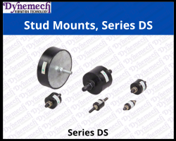 Rubber Shock Absorber Stud Mounts, Series DS a 10-10