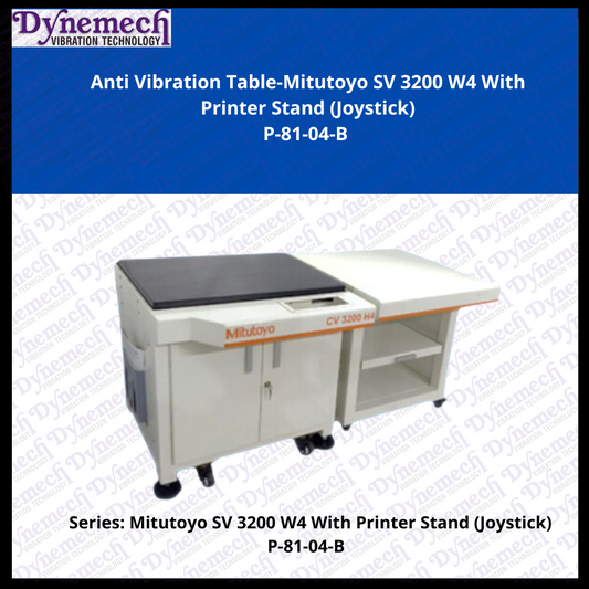 Dynemech Quality Control Lab Table - Vibration Isolated Table for surftest , P-81-04-B