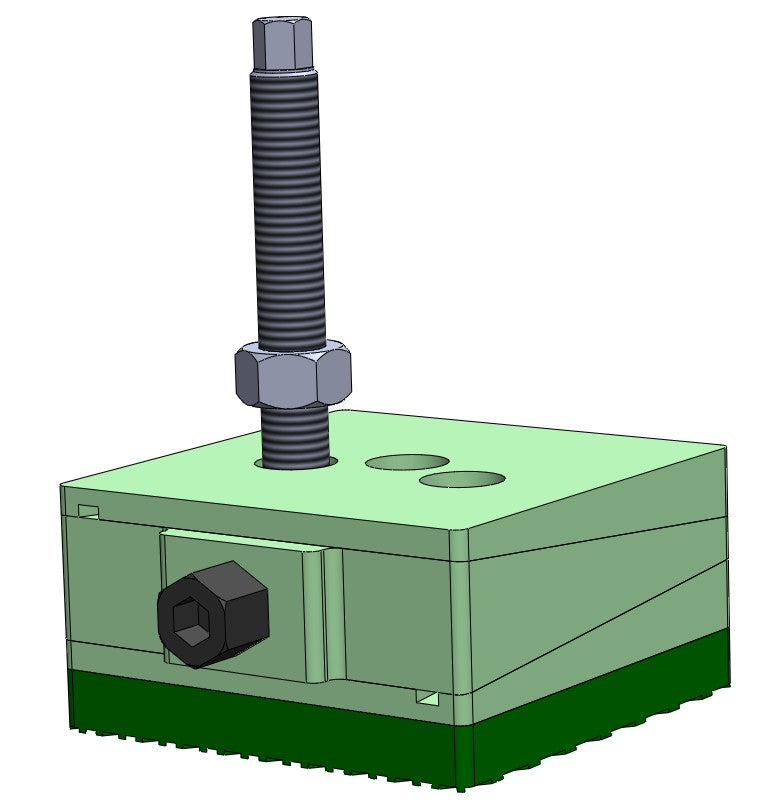 Dynemech Tall wedge vibration isolators Series DB1i