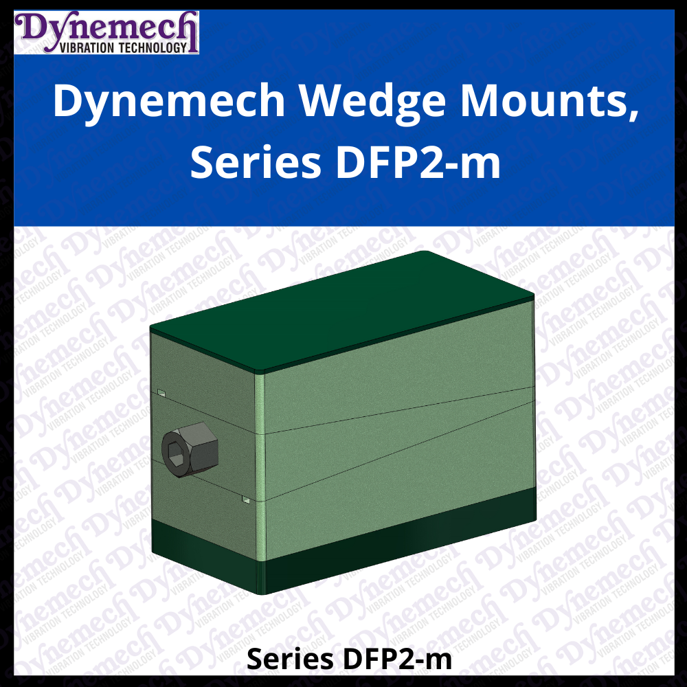 Dynemech High-profile anti vibration wedge damper Series DFP2-m