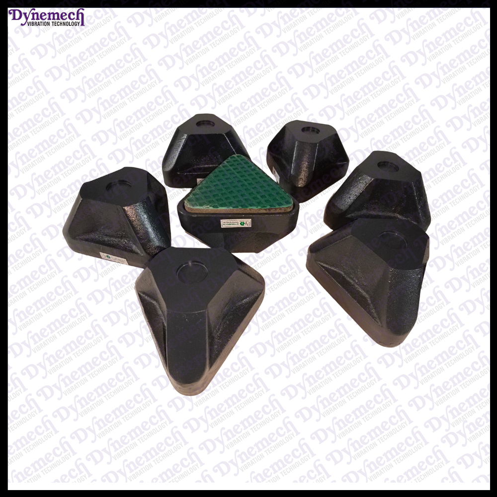 Dynemech Machinery Raiser Damping Blocks Series DRS1-50-m